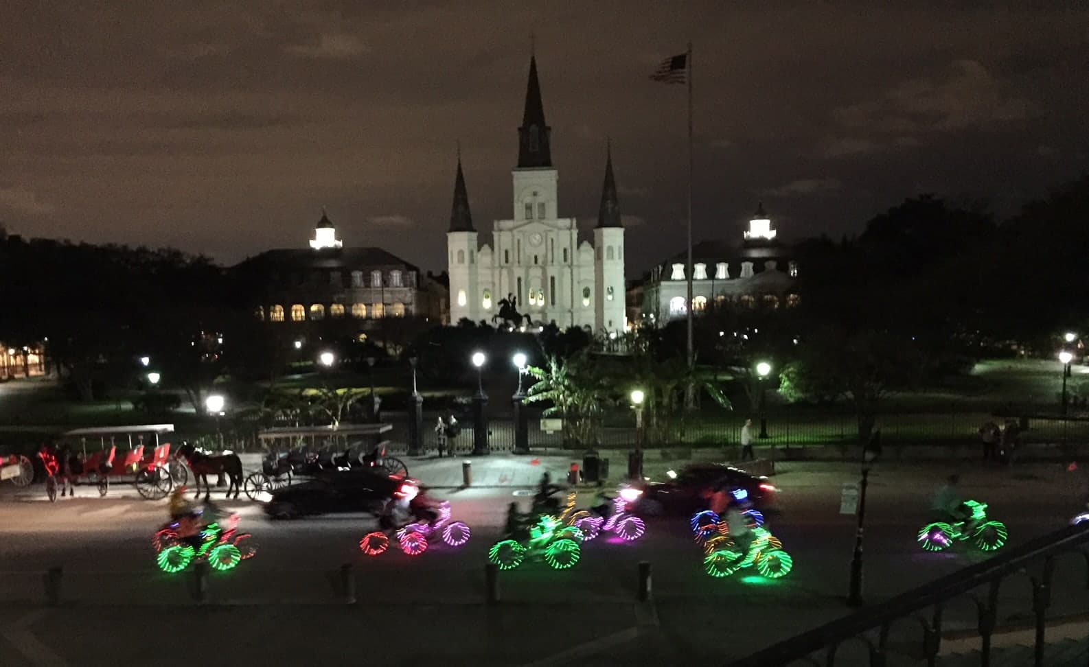 Jackson Square and St. Louis Cathedral in New Orleans, Louisiana
